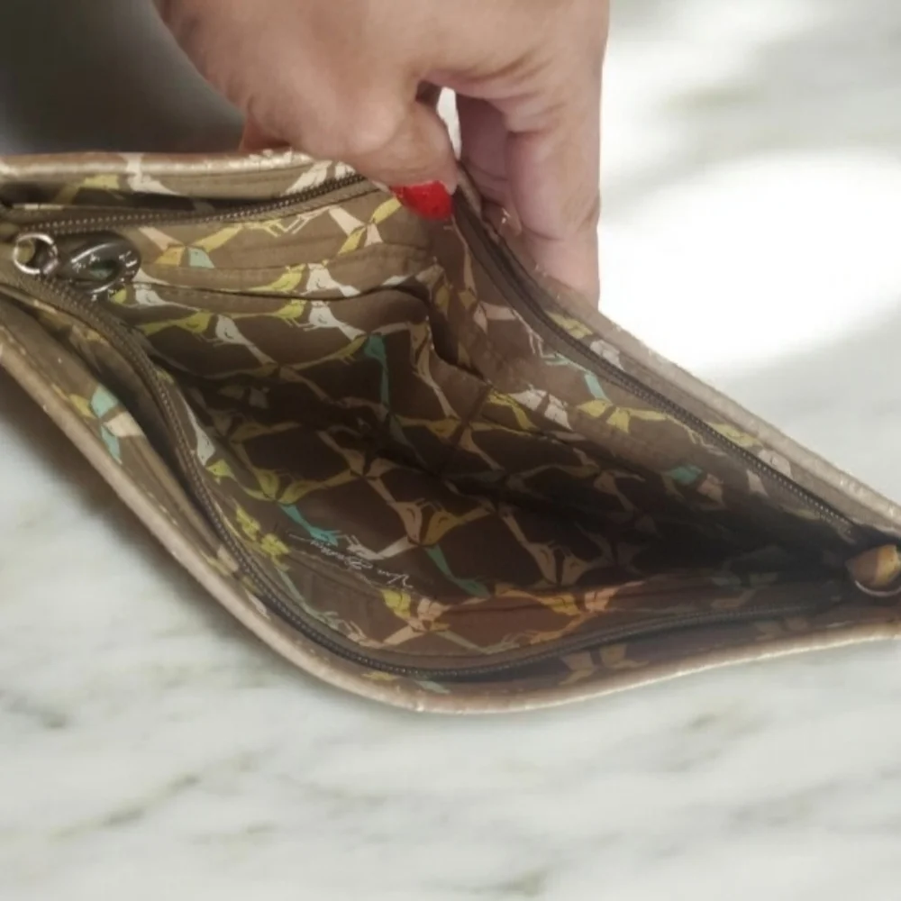Vera Bradley Retired Folkloric Clutch/Wristlet